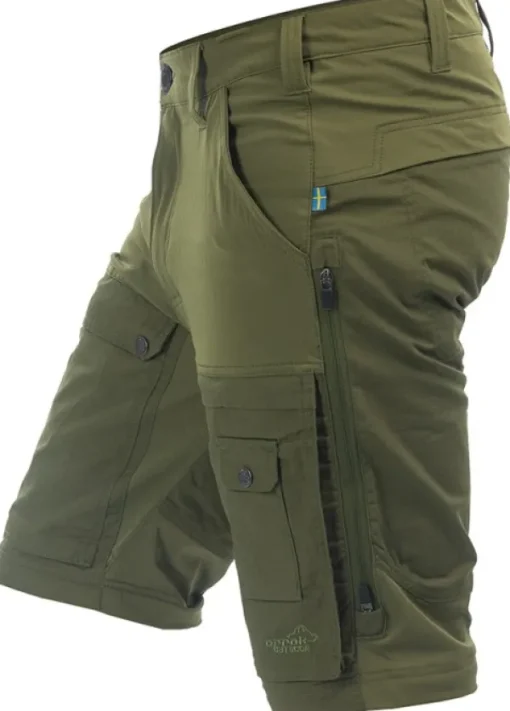 Arrak Outdoor Arrak Flexible Zip Off Pant katkolahjehousut, vihreä Outlet