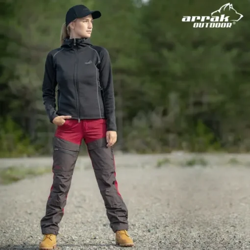 Arrak Outdoor Arrak Hybrid naisten housut punainen Hot