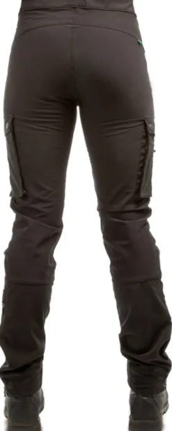 Arrak Motion Flex Pant naisten ulkoiluhousut, musta-Arrak Outdoor Best