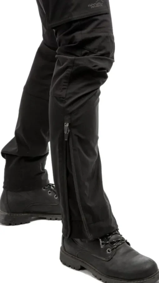 Arrak Motion Flex Pant naisten ulkoiluhousut, musta-Arrak Outdoor Best