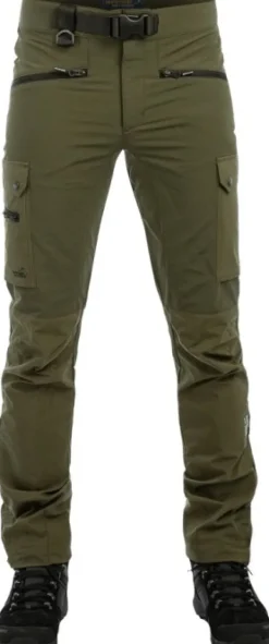 Arrak Motion Flex Pant ulkoiluhousut, oliivinvihreä-Arrak Outdoor Outlet
