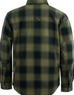 Arrak M's Flannel Shirt Insulated Olive/Black-Arrak Outdoor Sale