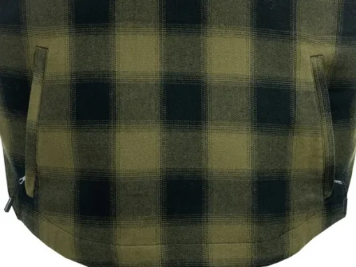 Arrak M's Flannel Shirt Insulated Olive/Black-Arrak Outdoor Sale