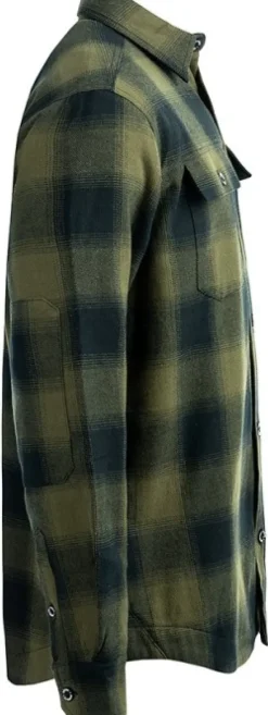 Arrak Outdoor Arrak M's Flannel Shirt Olive/Black Sale