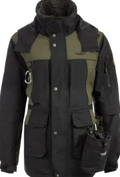 Arrak Original Jacket naisten takki, musta/oliivinvihreä-Arrak Outdoor Discount
