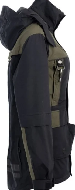 Arrak Original Jacket naisten takki, musta/oliivinvihreä-Arrak Outdoor Discount