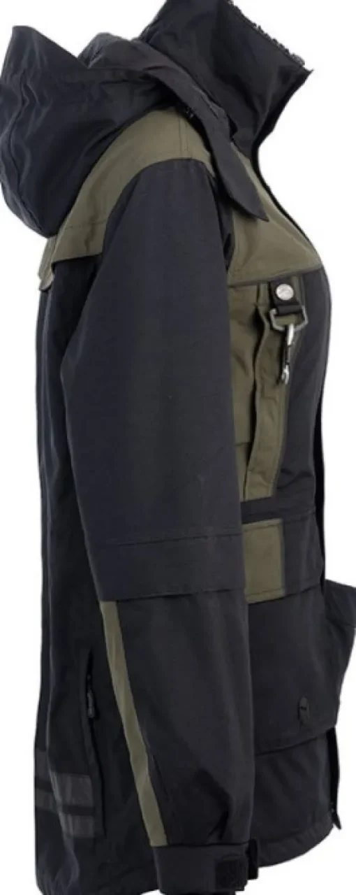 Arrak Original Jacket naisten takki, musta/oliivinvihreä-Arrak Outdoor Discount