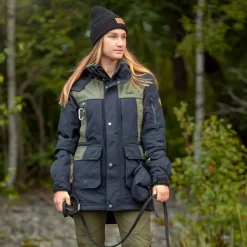 Arrak Original Jacket naisten takki, musta/oliivinvihreä-Arrak Outdoor Discount
