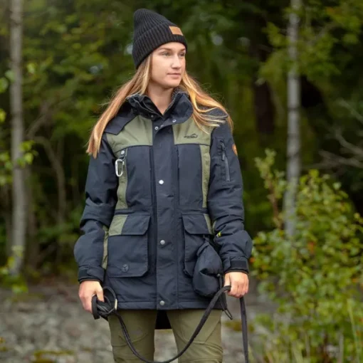 Arrak Original Jacket naisten takki, musta/oliivinvihreä-Arrak Outdoor Discount