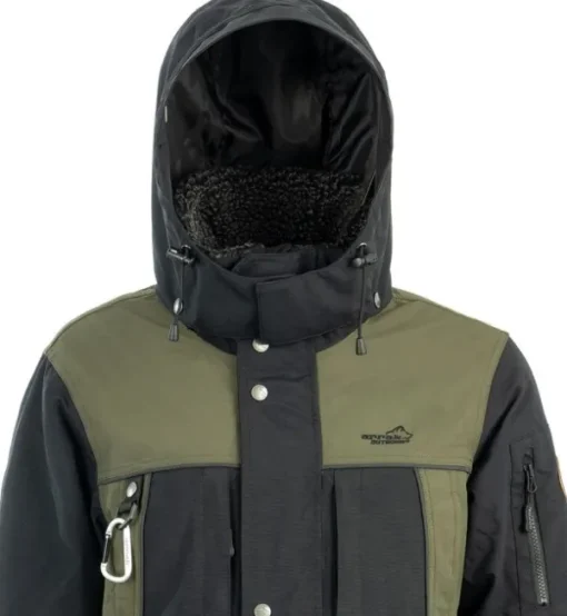 Arrak Original Jacket naisten takki, musta/oliivinvihreä-Arrak Outdoor Discount