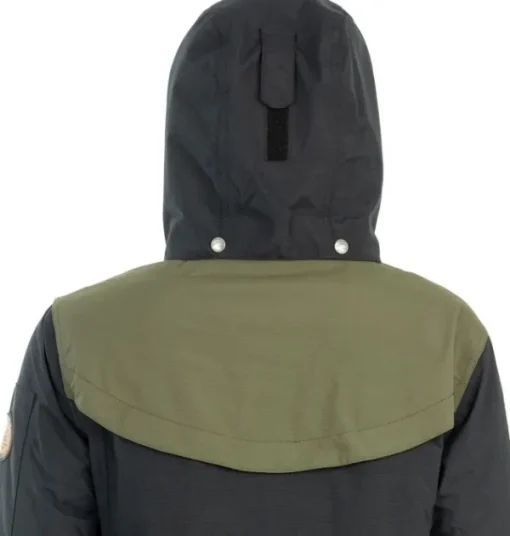 Arrak Original Jacket naisten takki, musta/oliivinvihreä-Arrak Outdoor Discount