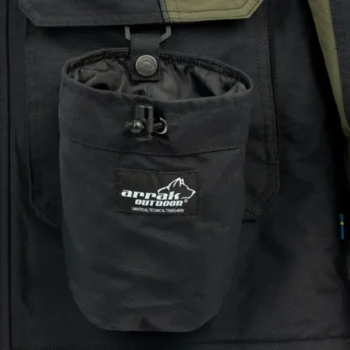 Arrak Outdoor Arrak Original Jacket takki, musta/oliivinvihreä Sale