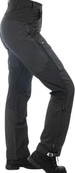 Arrak Outdoor Arrak Outback Pant naisten ulkoiluhousut, mustaharmaa New