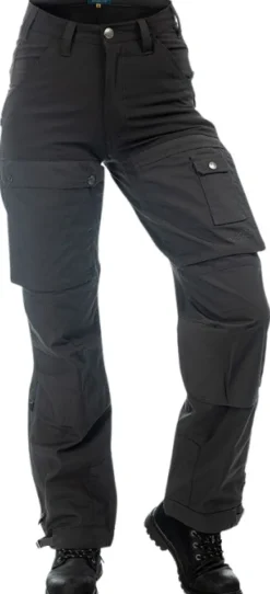 Arrak Outdoor Arrak Outback Pant naisten ulkoiluhousut, mustaharmaa New