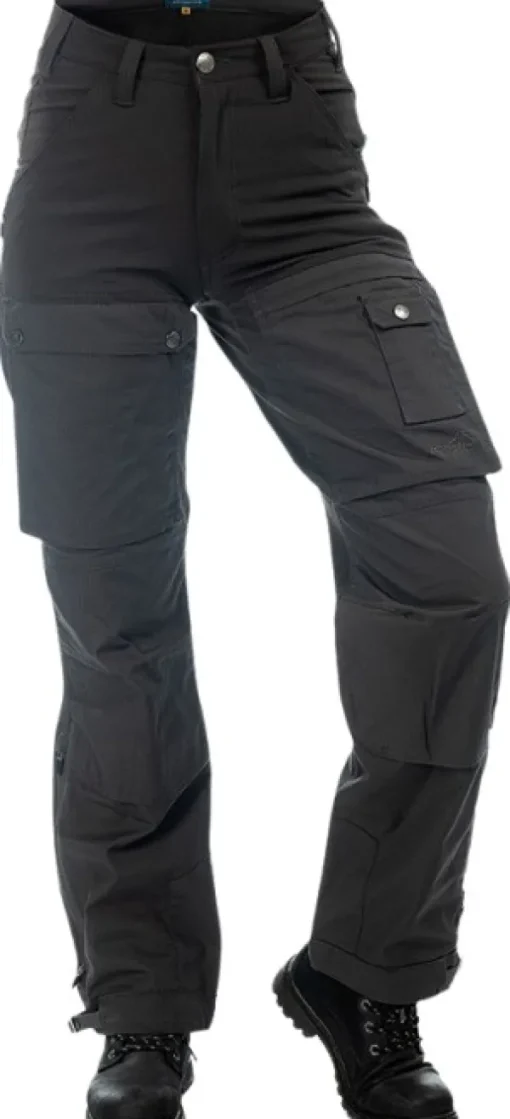 Arrak Outdoor Arrak Outback Pant naisten ulkoiluhousut, mustaharmaa New