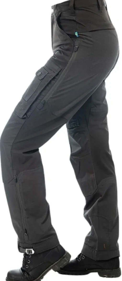 Arrak Outdoor Arrak Outback Pant naisten ulkoiluhousut, mustaharmaa New