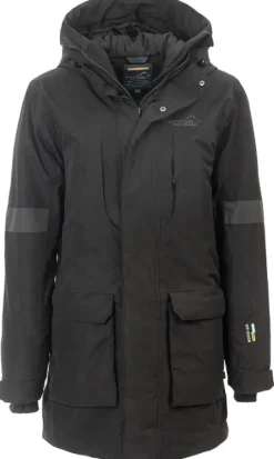 Arrak Outdoor Arrak Parkas vuorattu naisten parkatakki, musta Hot