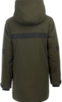 Arrak Outdoor Arrak Parkas vuorattu naisten parkatakki, maastonvihreä Hot