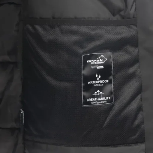 Arrak Outdoor Arrak Parkas vuorattu naisten parkatakki, musta Hot