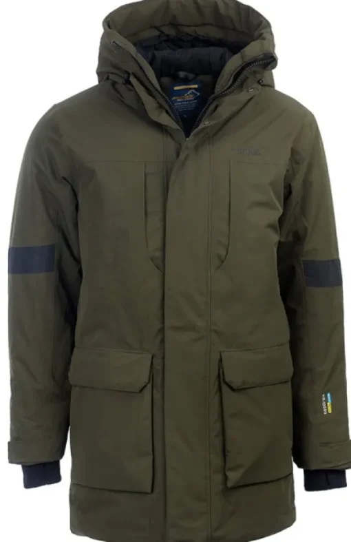 Arrak Parkas vuorattu parkatakki, maastonvihreä-Arrak Outdoor Outlet