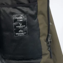Arrak Parkas vuorattu parkatakki, maastonvihreä-Arrak Outdoor Outlet