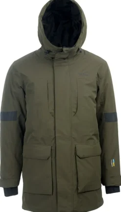 Arrak Parkas vuorattu parkatakki, maastonvihreä-Arrak Outdoor Outlet