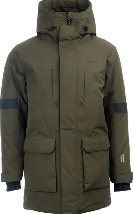 Arrak Parkas vuorattu parkatakki, maastonvihreä-Arrak Outdoor Outlet