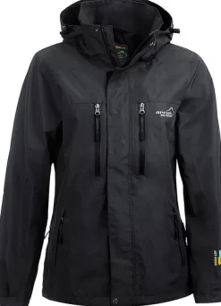 Arrak Outdoor Arrak Rain Jacket naisten sade- ja kuoritakki, musta New