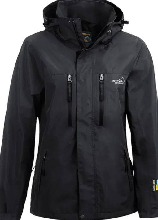 Arrak Outdoor Arrak Rain Jacket naisten sade- ja kuoritakki, musta New