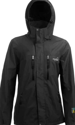 Arrak Outdoor Arrak Rain Jacket naisten sade- ja kuoritakki, musta New