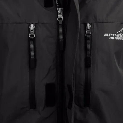 Arrak Outdoor Arrak Rain Jacket naisten sade- ja kuoritakki, musta New