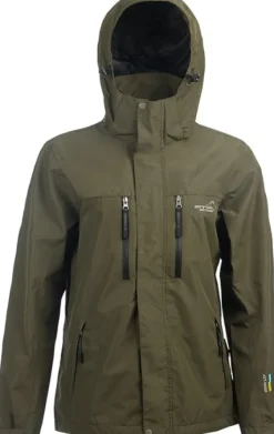 Arrak Rain Jacket sade- ja kuoritakki, oliivi-Arrak Outdoor Fashion