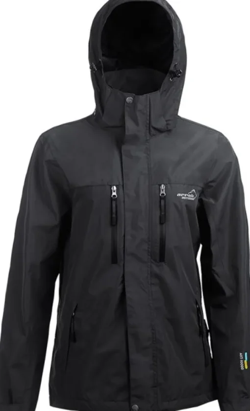 Arrak Outdoor Arrak Rain Jacket sade- ja kuoritakki, musta New