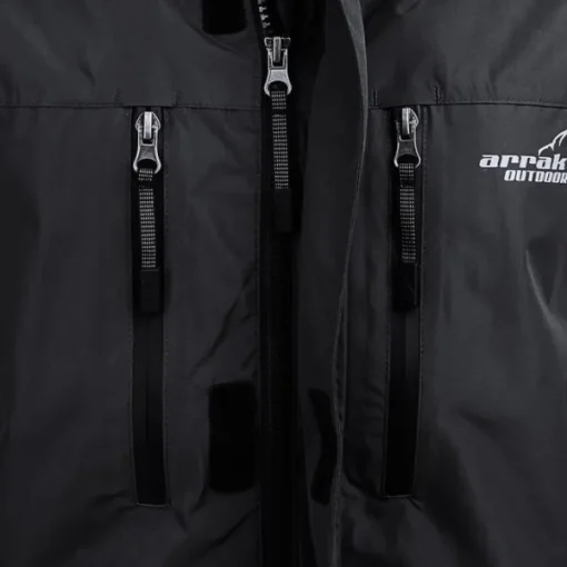 Arrak Outdoor Arrak Rain Jacket sade- ja kuoritakki, musta New