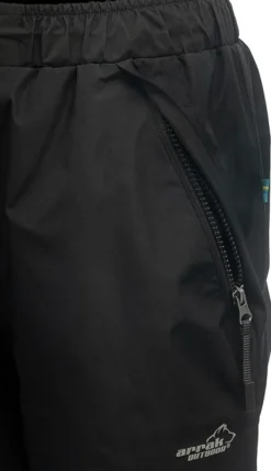 Arrak Rain Pants sadehousut, musta-Arrak Outdoor Outlet