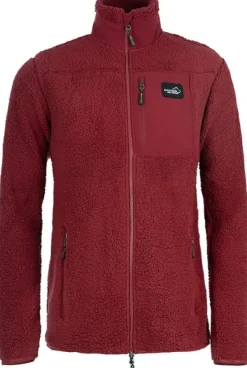 Arrak Outdoor Arrak Sherpa Fleece Jacket naisten fleecetakki, Dark Red Sale