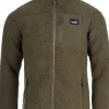 Arrak Sherpa Fleece Jacket fleecetakki, Olive-Arrak Outdoor Sale