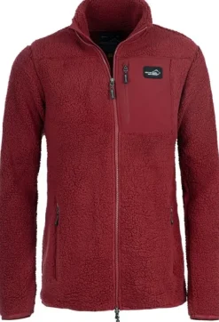 Arrak Outdoor Arrak Sherpa Fleece Jacket naisten fleecetakki, Dark Red Sale