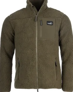Arrak Sherpa Fleece Jacket fleecetakki, Olive-Arrak Outdoor Sale