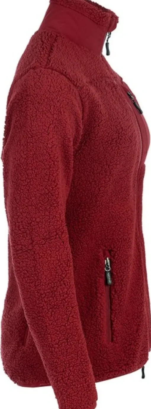 Arrak Outdoor Arrak Sherpa Fleece Jacket naisten fleecetakki, Dark Red Sale