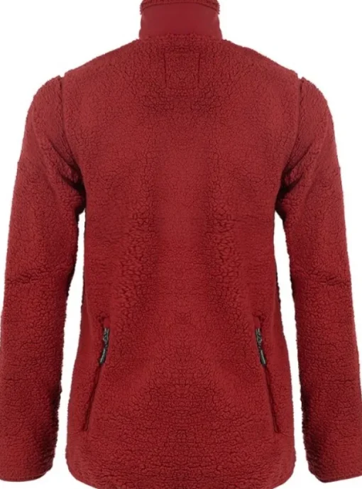 Arrak Outdoor Arrak Sherpa Fleece Jacket naisten fleecetakki, Dark Red Sale