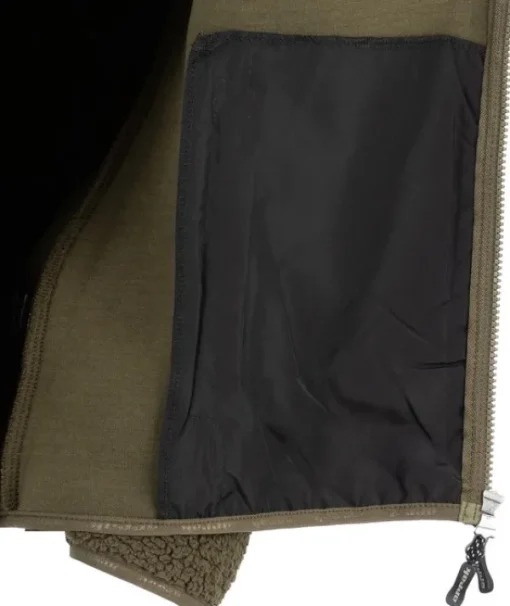 Arrak Sherpa Fleece Jacket fleecetakki, Olive-Arrak Outdoor Sale