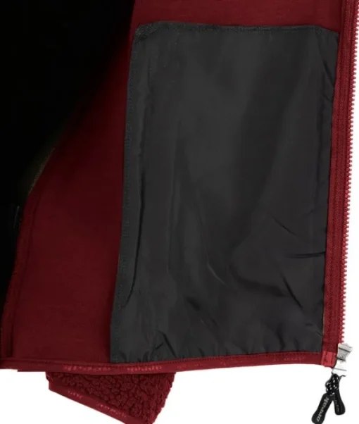 Arrak Outdoor Arrak Sherpa Fleece Jacket fleecetakki, Dark Red Outlet