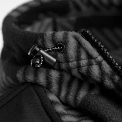 Arrak Unisex Canada Fleece fleece-takki, harmaa/musta-Arrak Outdoor Fashion