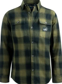 Arrak Outdoor Arrak W's Flannel Shirt Insulated Olive/Black Hot