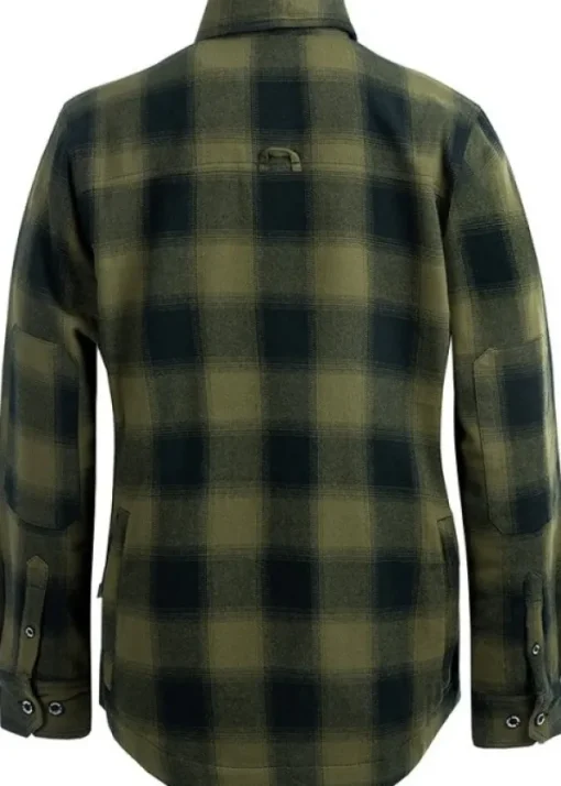 Arrak Outdoor Arrak W's Flannel Shirt Insulated Olive/Black Hot