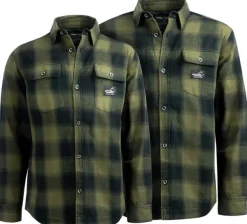 Arrak W's Flannel Shirt Olive/Black-Arrak Outdoor Hot