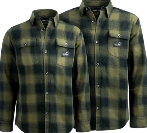 Arrak W's Flannel Shirt Olive/Black-Arrak Outdoor Hot
