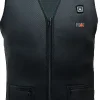 Avignon Heat Vest Thin V-Neck Powerbank Black Best
