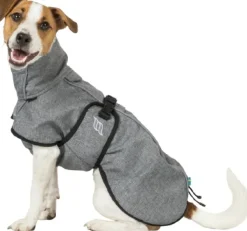 Bark koiran takki, 70-90 cm, Grey-Back on Track Fashion